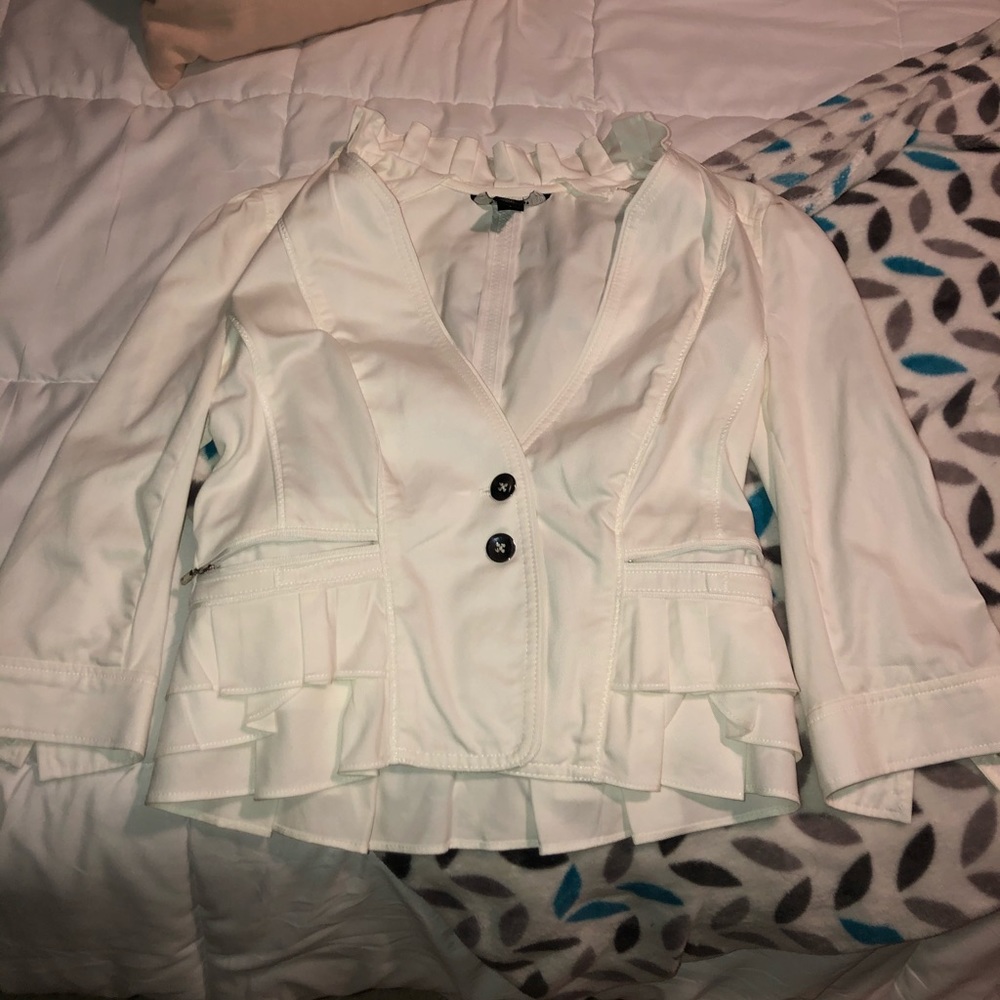 White Jacket with buttons